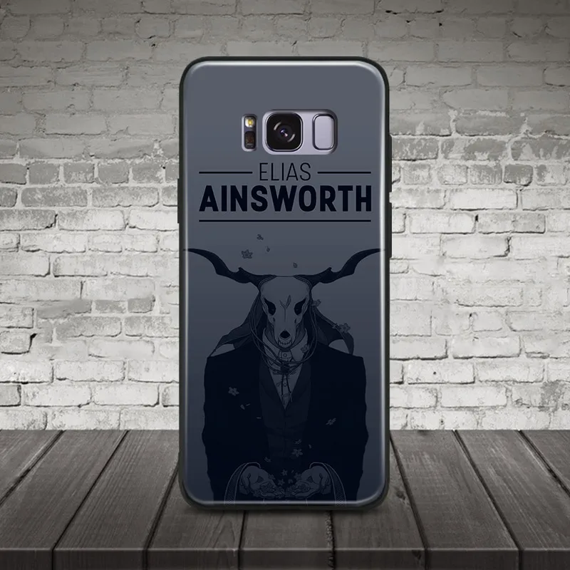 Elias Ainsworth Ancient Magus Bride Tempered Glass Soft Silicone Phone Case For Samsung Galaxy S7Edge S8 S9 Plus Note8 9 10 PLUS |