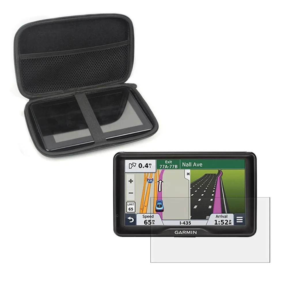 

7'' Inche Car Anti-Shock Carry Portable Protect Case + Clear Screen Shield Film for Garmin Nuvi 2798 2798LT 2798LM 2798LMT GPS