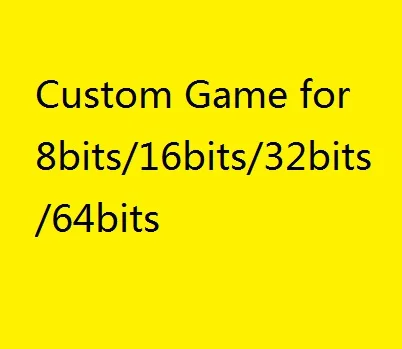 

Custom Game link with 8GB for 8bits/16bits/32bits/64bits
