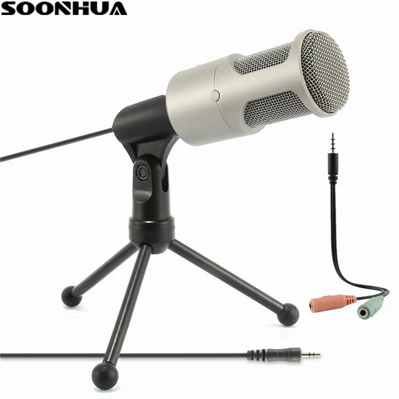 Professional 3.5mm PC Noise Cancellation Microphone Studio Recording