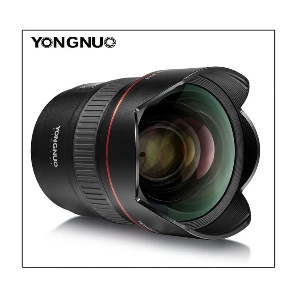 Объектив Yongnuo YN14mm F2.8 AF MF Автофокус ультра-широкий объектив Anglr Prime для камеры Canon 5D Mark III IV 6D 700D 80D 70D