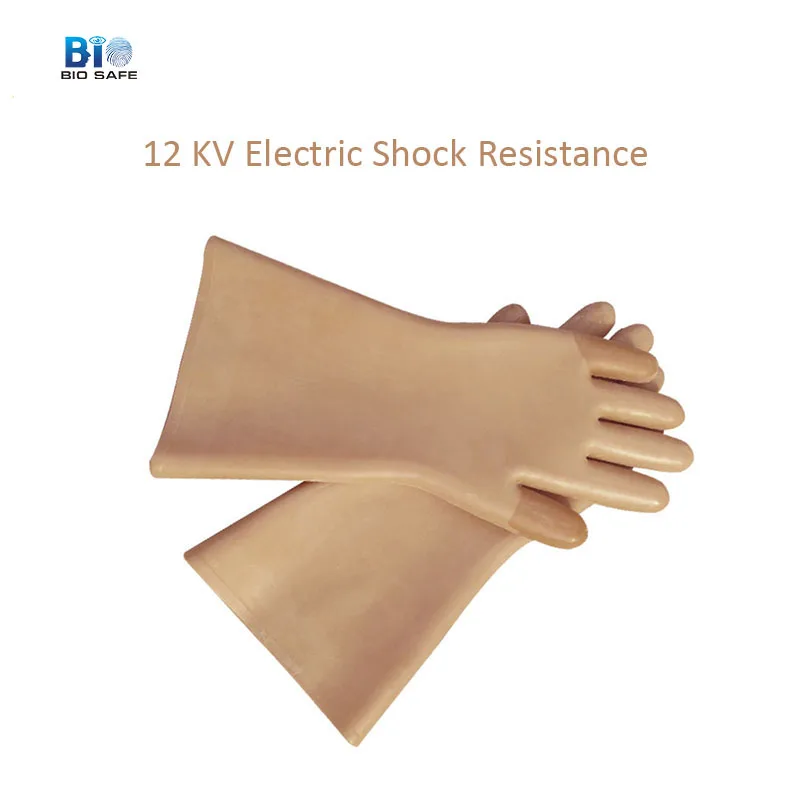 [Biosafe]Electrician Insulating Gloves 12KV Electric Shock Resistance