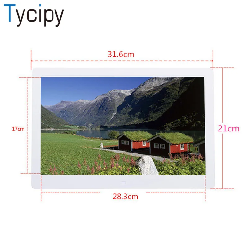 Tycipy Цифровая фоторамка 1" lcd HD светодиодный электронный экран фоторамка с пультом дистанционного управления для музыки Mp3 Movie Playe Mp4