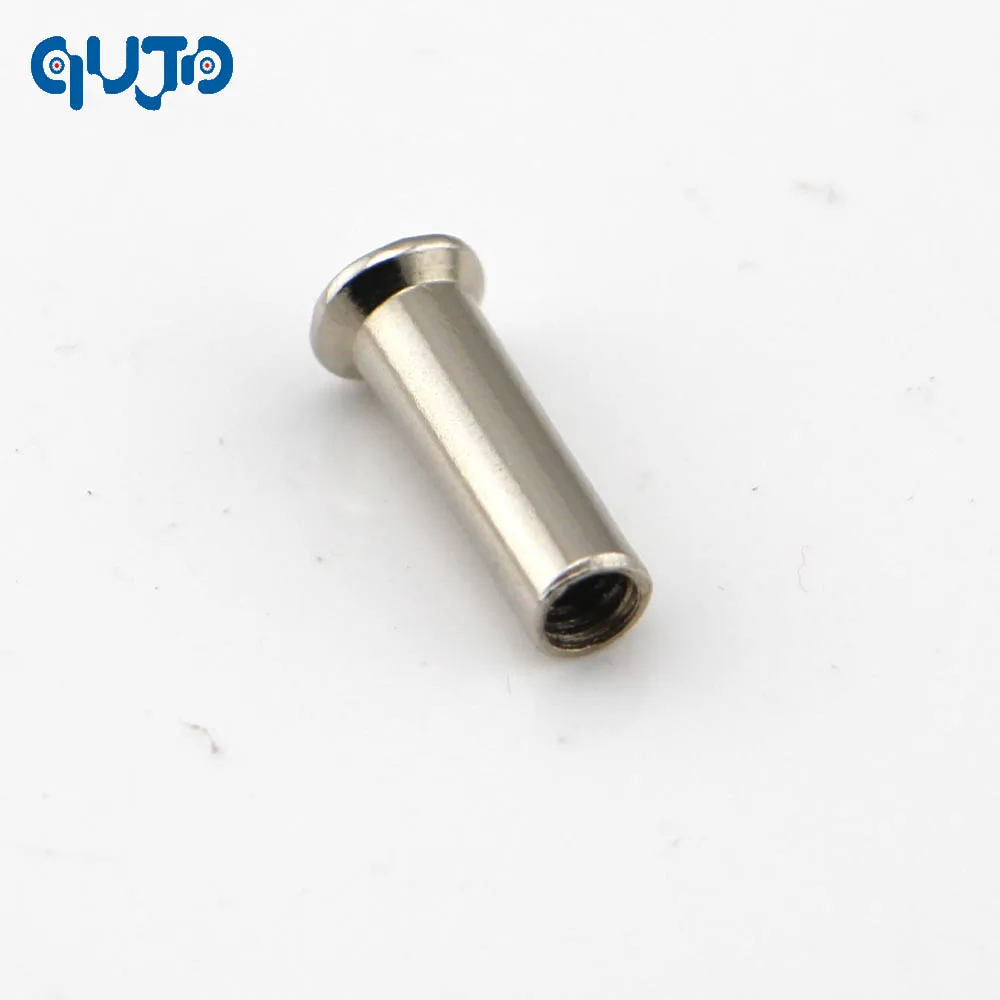 4 Piece Universal M4 Screw Connecting Bolts & Sleeves for Door Handle Nickel 4 Piece Universal M4 Screw Connecting Bolts & Sleeves for Door Handle Nickel