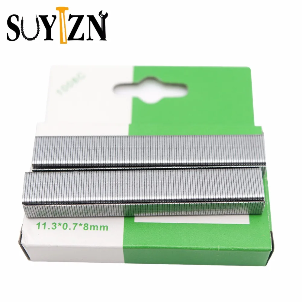 1108C Staples Size 11.3x8mm Staples For Stapler Wood Furniture Office Supplies Grapas 1000Pcs ZK203