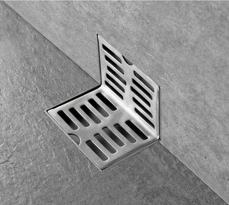 side shower drain