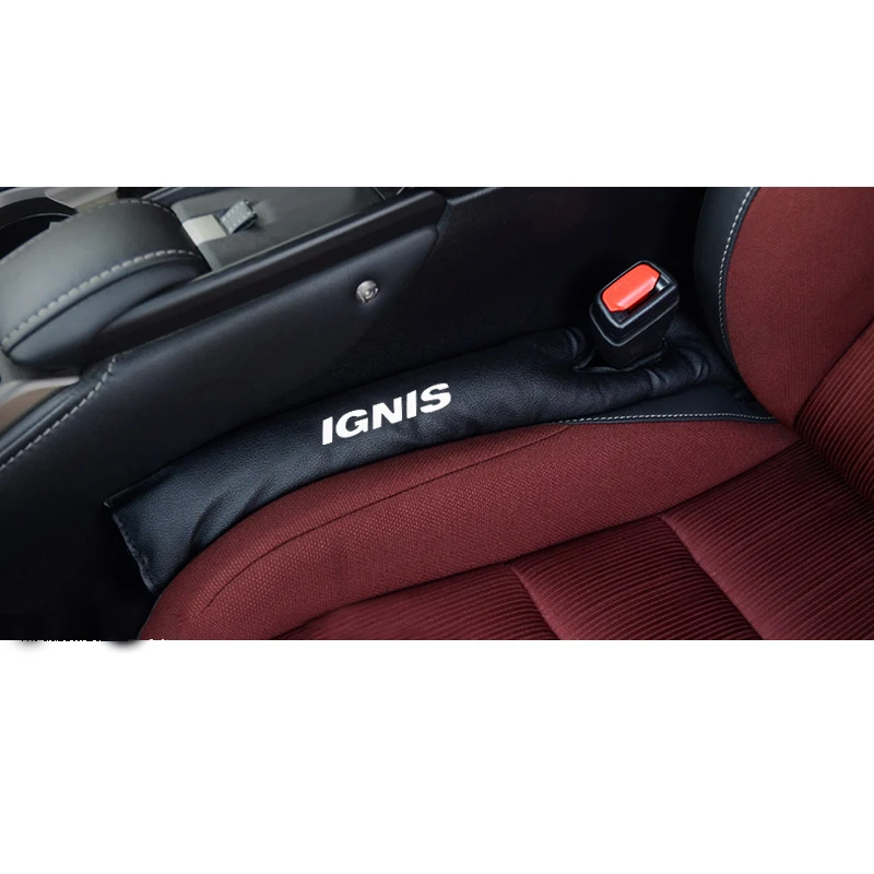 

2pcs PU Leather For Suzuki Ignis Fillers Spacer Filler Slot Plug Car Seat Gap Pad