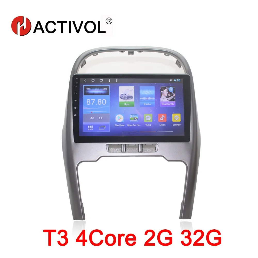 T3 4Core 2G 32G HACTIVOL 10," Восьмиядерный 2G ram 32G автомобильный радиоприемник для Chery Tiggo 3- Android 8,1 автомобильный dvd-плеер gps навигация wifi карта - Цвет: T3 4Core 2G 32G