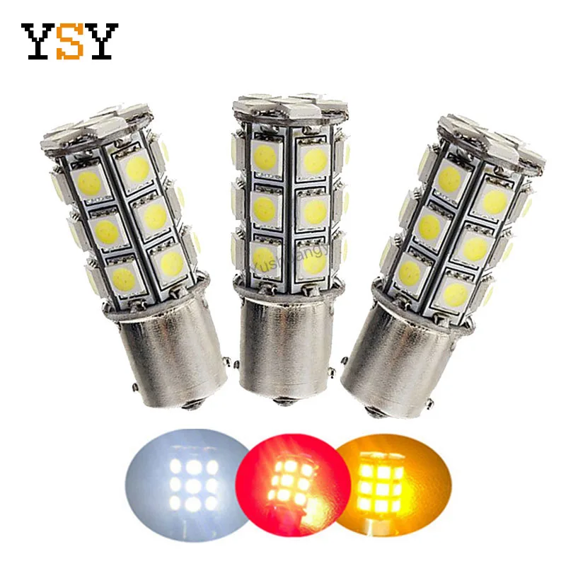 50 шт. супер яркий 1156/1157 авто светодиодный стоп сигнал поворота светильник лампы 12V