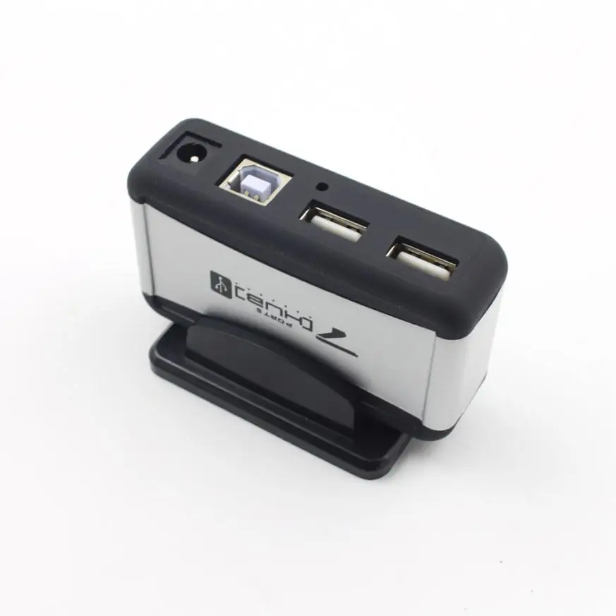 HIPERDEAL Новый 7 портовый высокоскоростной концентратор USB 2 0 с адаптером питания