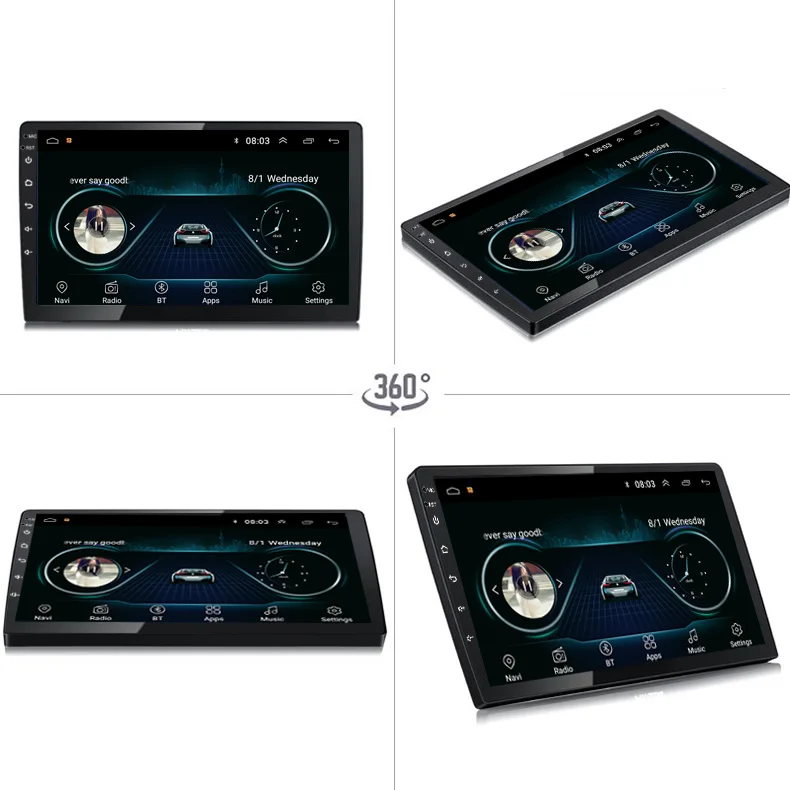 Sale Ectwodvd 9" Android 8.1 Car DVD Player GPS Navigation For Ford Kuga 2013 2014 2015 Car Radio Stereo 5