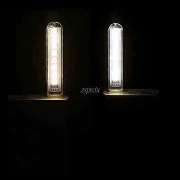 

Mini Mobile Power USB LED Lamp DC5V 8 LED Computer Portable USB Gadget Lighting Z09 Drop ship