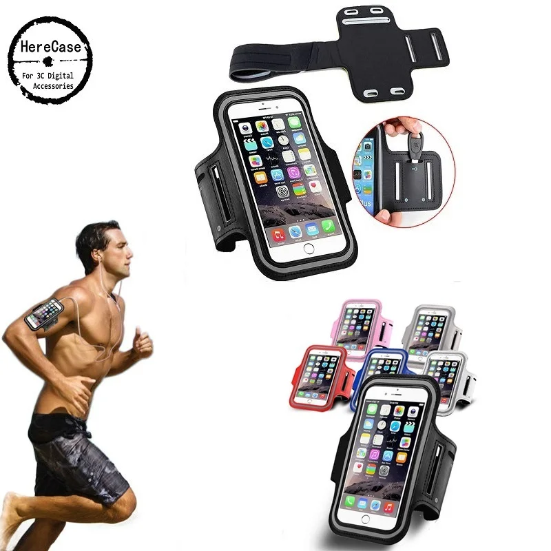 

HereCase Waterproof Sports Running Arm band Phone Case for Samsung Galaxy S8 S7 S6 plus Edge S5 S4 S3 A3 A5 A7 J3 J5 J7 2017