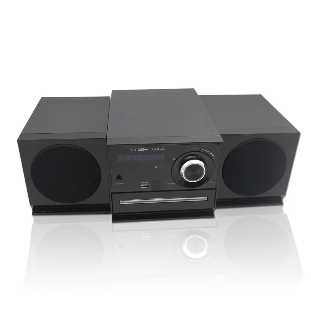 Дешевые Hifi Micro Звуковая Система CD/DVD/VCD Плеер Fm-радио Bluetooth Домашний Кинотеатр USB
