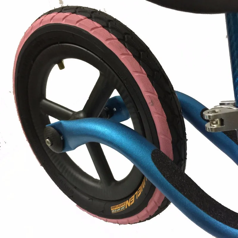 Discount New aluminum alloy 12 Inch Balance Bike pushbike Carbon Wheel  Red Blue Silvery Kid Bicycle High Quality Ceramic Bearing Hub 4