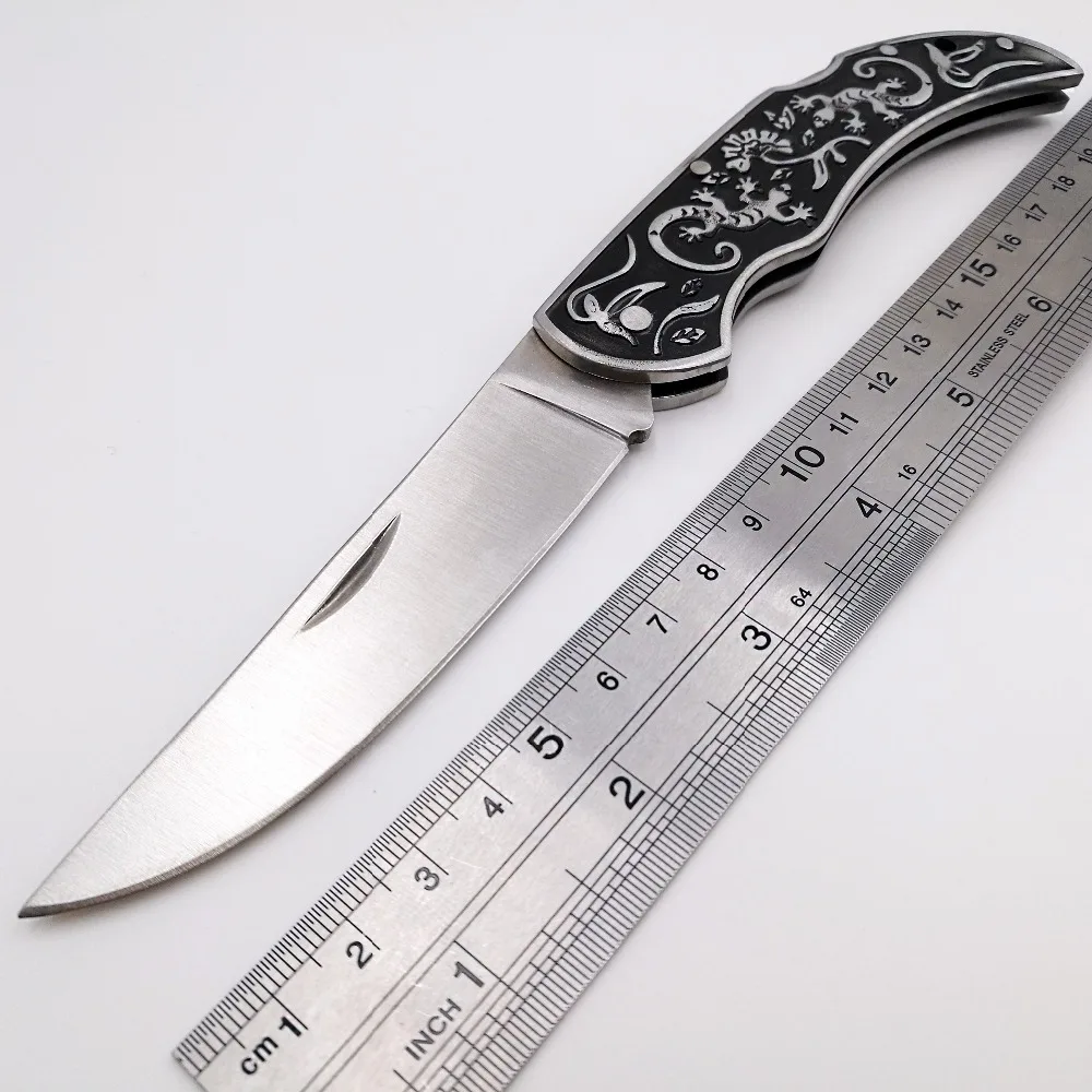 Купить JSSQ карманный складной нож 440C Лезвие стальная ручка тактические охотничьи ножи кемпинг выживание боевой спасательный мульти EDC инструменты ...