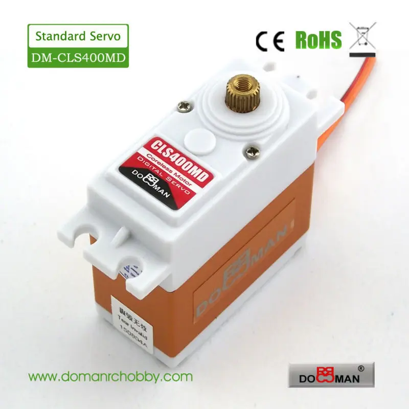

2pcs/lot DM-CLS400MD Metal gear Coreless rc hobby plane 76g/0.13s/40.6kg.cm digital servo