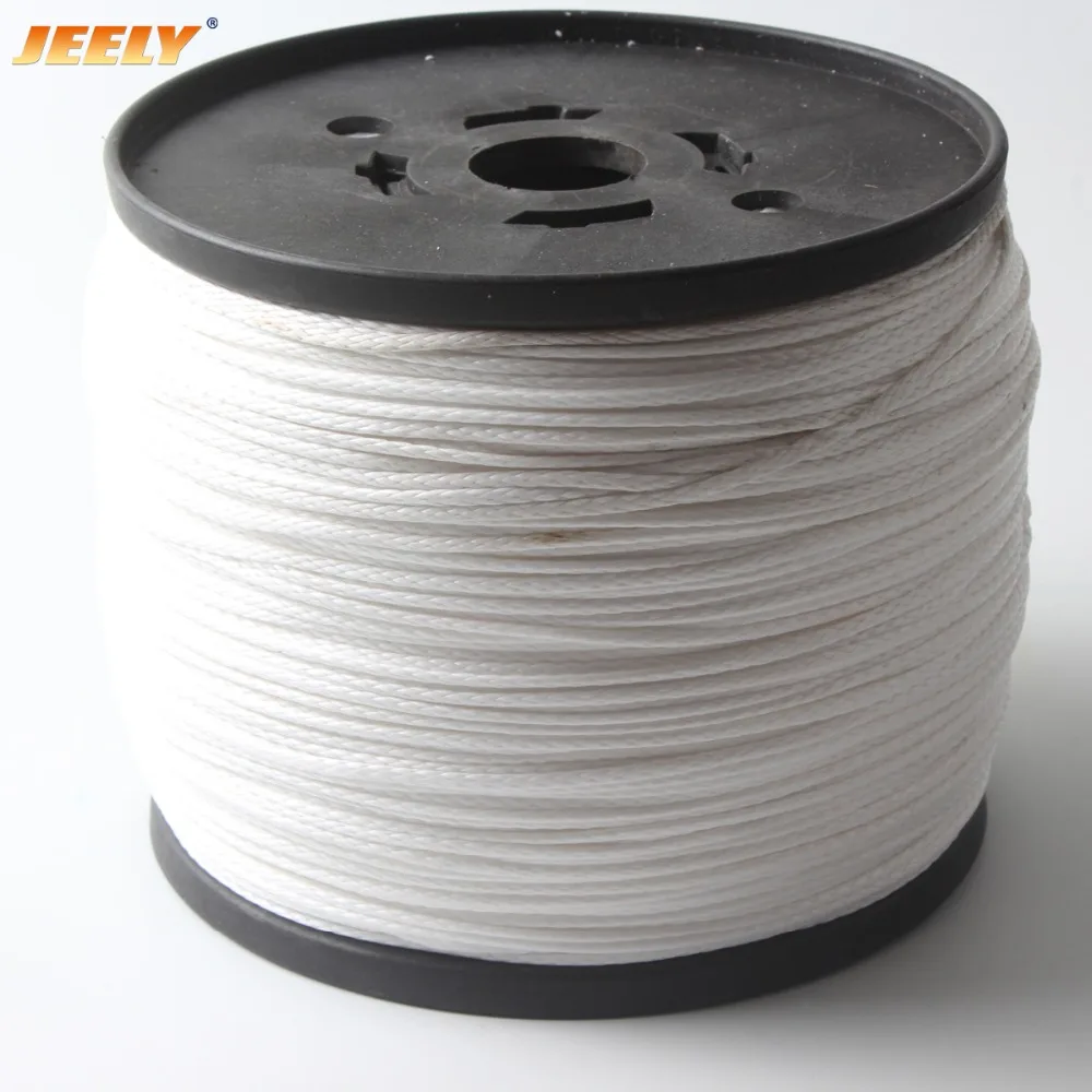 

JEELY Strong Strength 2.3mm 1000M 16 Strands Braided hang glider rope Towing Winch Cable UHMWPE 1400lbs Spectra