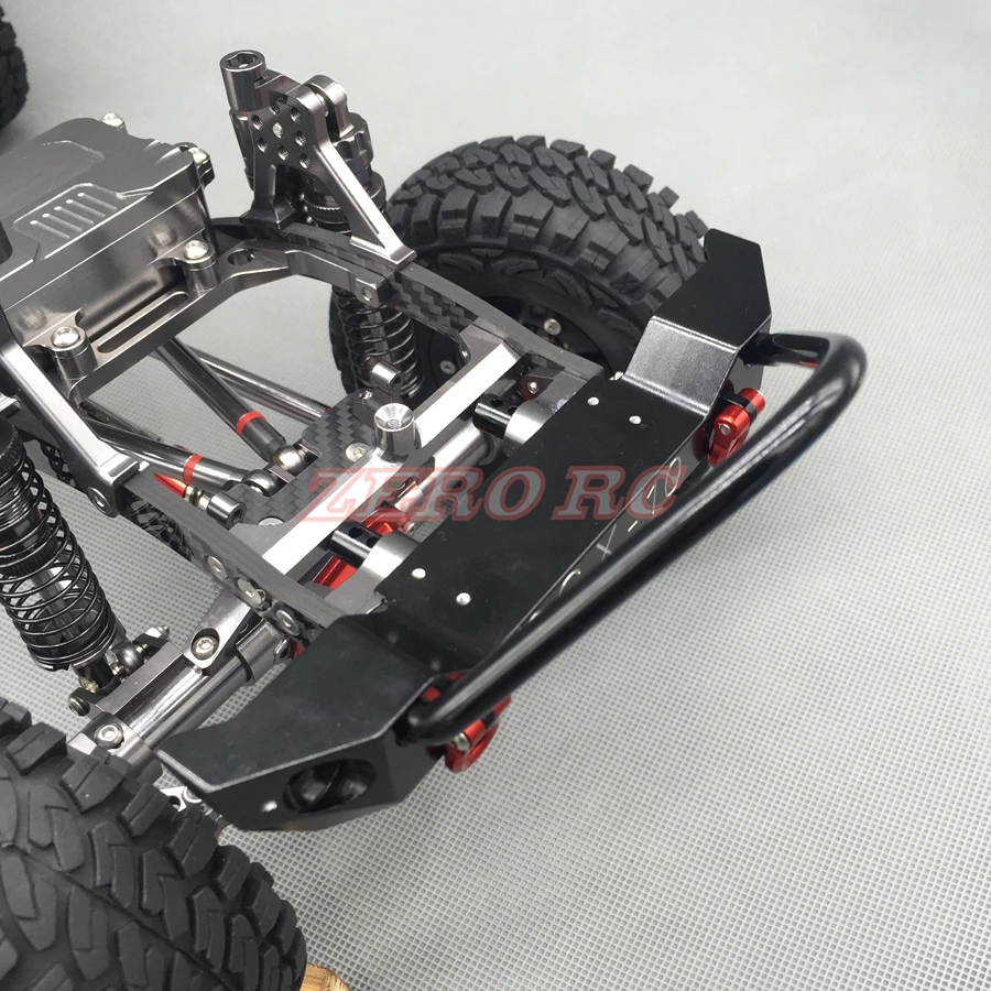 Осевой SCX10 Яд Spyder передние бамперы с сережками для 1/10 RC Jeep Wrangler на гусеничном ходу