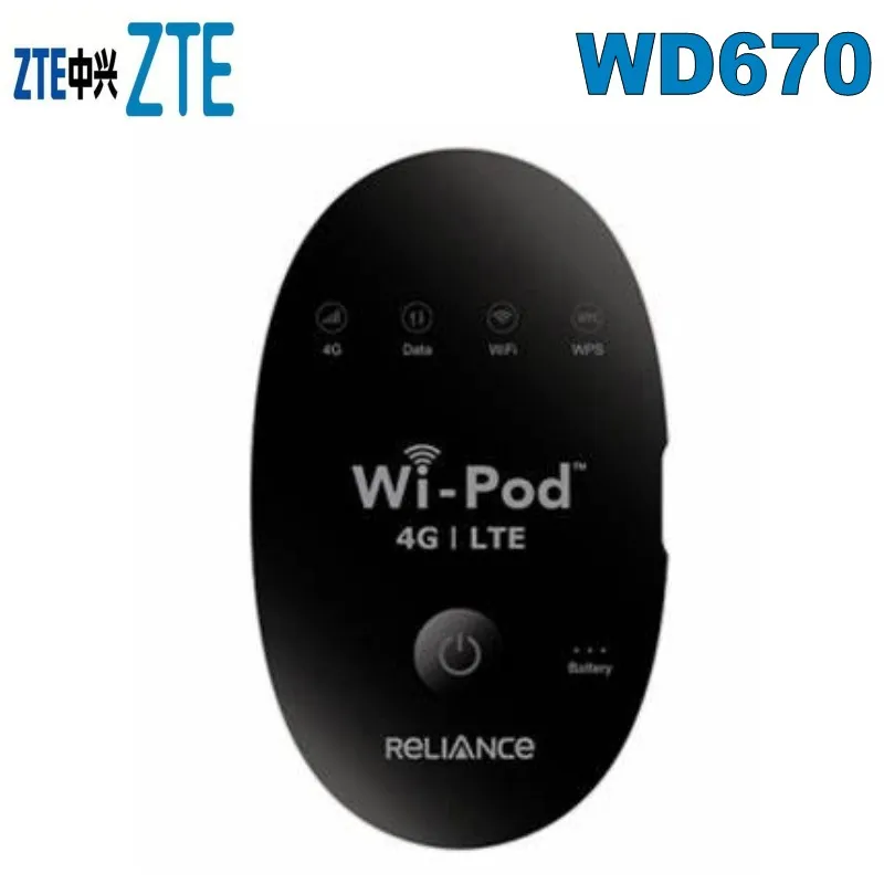 Лот из 10 шт. zte маршрутизатор точка доступа 4G LTE 850/1800/2300 MHZ WD670 разблокирована GSM до 31 WiFi
