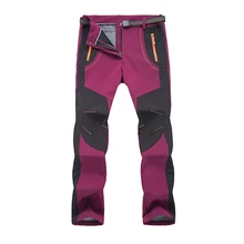 Теплые водонепроницаемые ветрозащитные зимние штаны для мужчин, термостойкие быстросохнущие брюки для кемпинга