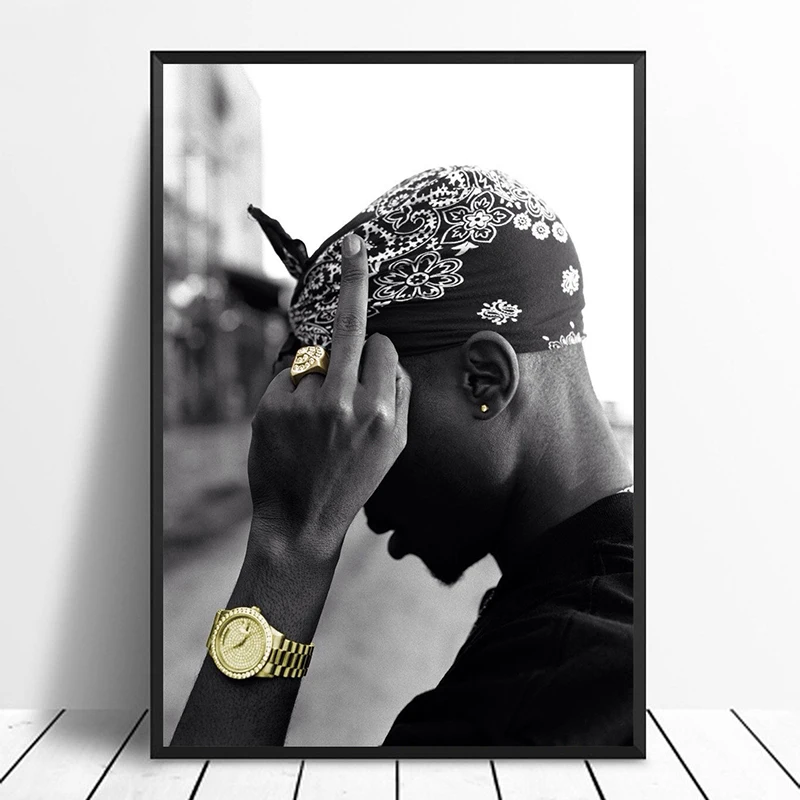 Preise Tupac Sänger Musik Poster Hüfte Hop RapPrint Musik Band Star Poster Wand Kunst Malerei Room Home Decor Leinwand Druck A24