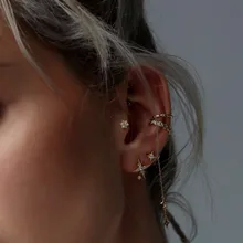 Великолепная установка зубцов, потрясающий ААА класс, серебро 925 пробы, шикарные серьги с кубическим цирконием для девочек, модные повседневные серьги CZ