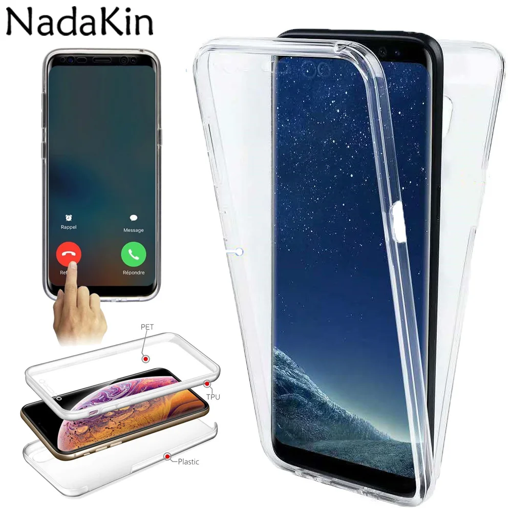 360 Full Body Protection Fitted Clear Case for Huawei P30 P20 Lite Pro P10 Plus Nova 3i 3e 3 P Smart 2019 Slim Phone Shell |