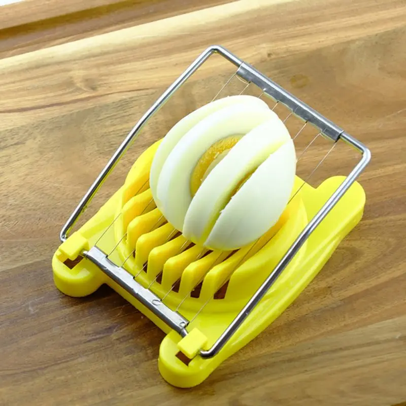 Hot Sale Cooking Tools 2in1 Cut Multifunction Kitchen Egg Slicer Section Cutter Mold Flower Edges Gadgets Tools Ferramentas - Цвет: A