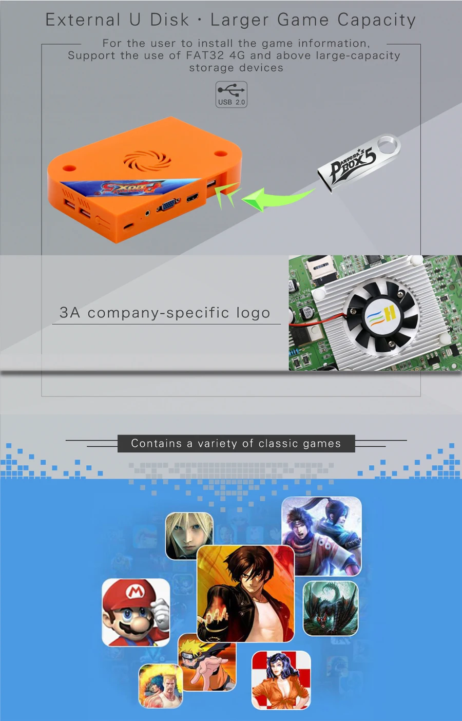 Горячая Распродажа pandora's box 5(960 в 1) jamma аркадная мульти-игровая доска pcb мультиигровая карта vga и HDMI выход