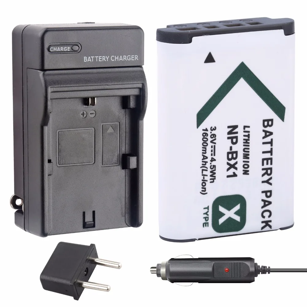 PROBTY 1pcs NP BX1 NP BX1 Battery + Charger for Sony Cyber shot RX1