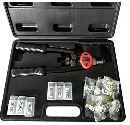 

Hand Riveter Gun Kit 13" Rivet Nutsert Tool Riv Nuts Pneumatic Threaded Pop W/Rivet Nuts WT01J0114