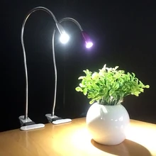 A1 50 см творческий светодиодный зажим типа настольная лампа работы исследование для чтения лампа USB студенческого общежития прикроватная лампа на прищепке