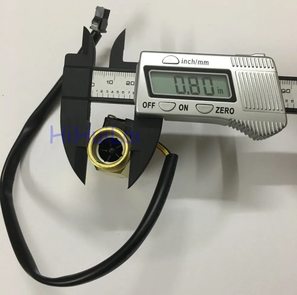 YF-B1 brass copper flow meter Hall sensor (2)