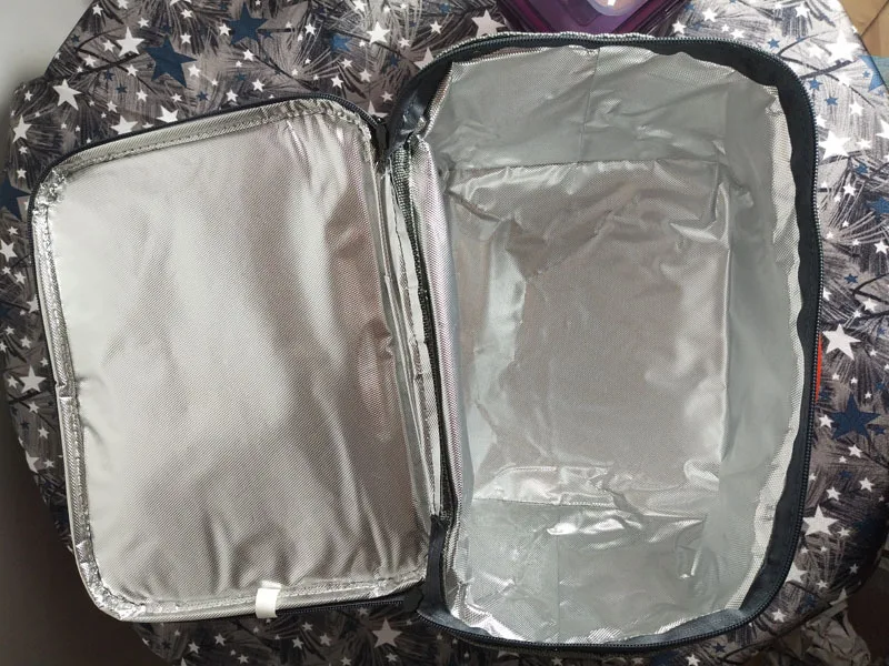 Двухслойная сумка для пикника ткань Оксфорд Портативная Герметичная сумка-холодильник коробка для пикника еда, молоко фрукты свежая теплоизолированная сумка сумочка