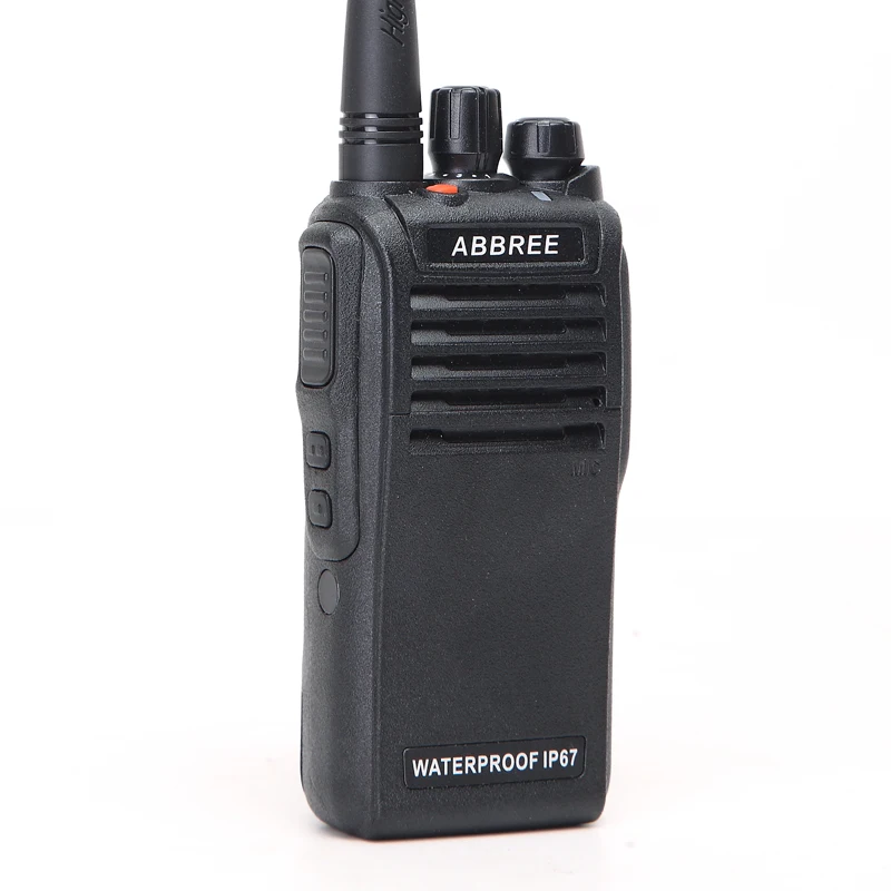 ABBREE AR-W300 IP67 водонепроницаемый пылезащитный 5 Вт UHF 400-480 МГц 2200 мАч CTCSS/DCS DTMF VOX Функция Walkie Talkie профессиональное радио