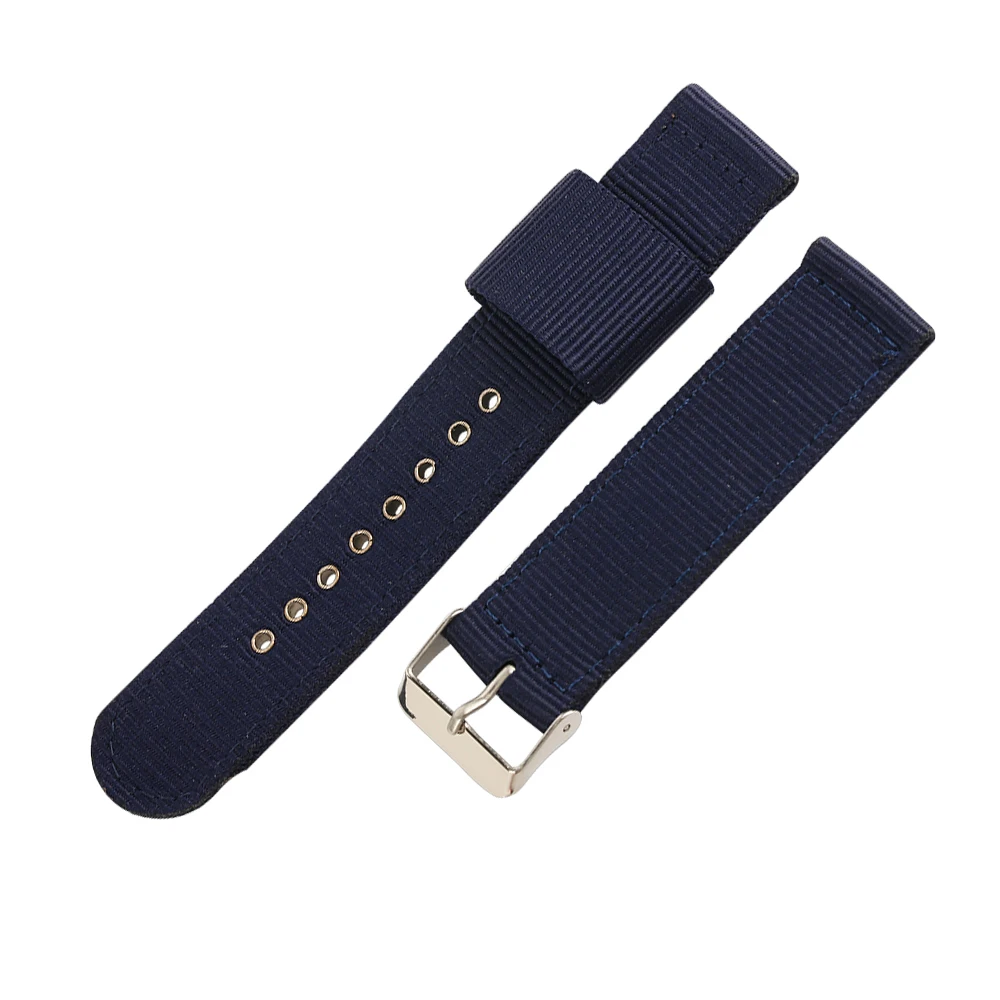 High Quality Dark Blue Watch Band 20mm 22mm 24mm Waterproof Sports