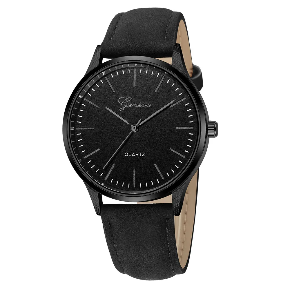 

Luxury Quartz Sport Military Stainless Steel Dial Leather Band Wrist Watch mens watches top brand luxury automatic mechanical