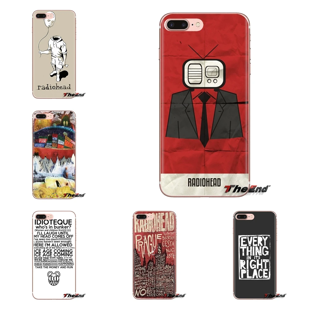 Radiohead Everything in Its Right For iPod Touch Apple iPhone 4 4S 5 5S SE 5C 6 6S 7 8 X XR XS Plus MAX TPU Transparent Bag Case |
