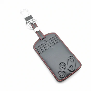 

For Mazda 2 3 5 Premacy Miata 6 8 RX8 MX5 M8 CX-7 CX-9 Verisa MPV Card Key Leather Cover 4 Buttons Remote Protector Fob