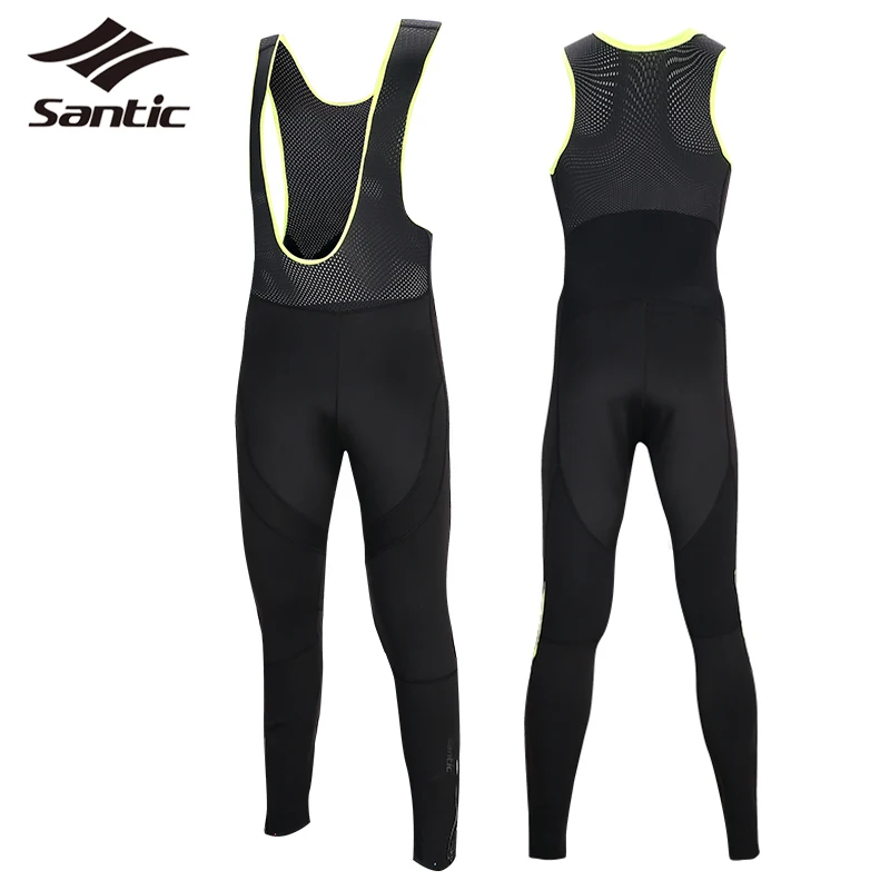 

Santic Men Cycling Bib Pants 2017 Breathable Thermal Outdoor Sport Pants Mtb Bicycle Downhill Bike Pants Tights cuissard velo