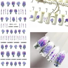 Florals Patterns! Nails Art Manicure Water Decal Decorations Design Water Transfer Nail Sticker For Nails Tips Beauty