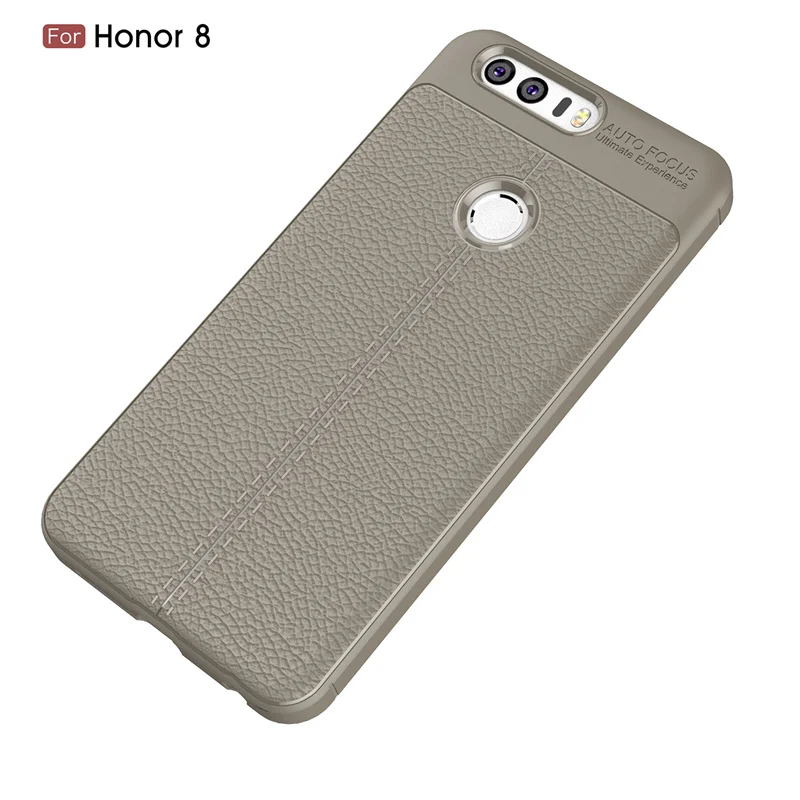 Litchi cortex silicone case for huawei Honor 8 (14)