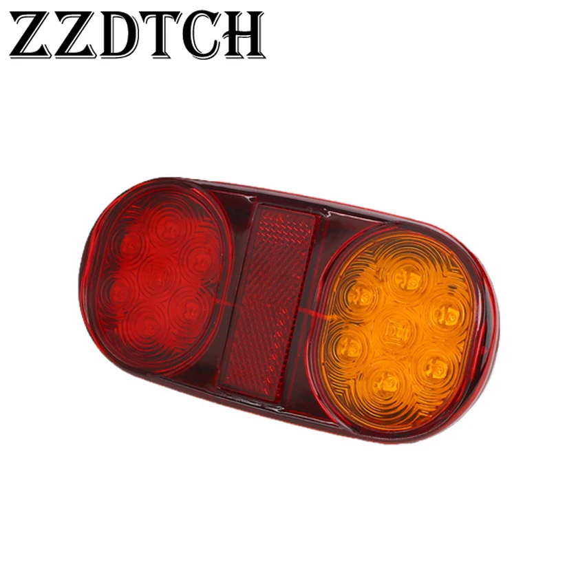 ZZDTCH 2 шт. 12 В 14 светодиодный габаритный сигнал для грузовых автомобилей, используемых для BENZ VOLVO SCANIA MAN RENAULT IVECO тормозной фонарь для грузовика задние фонари