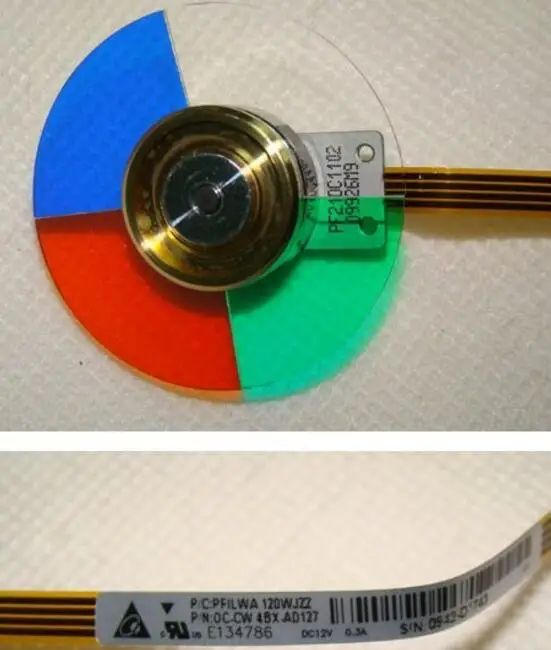 

Good Quatily & New For Sharp XR-825XA XR-9180 XR11XC Projector Color Wheel 4 Segment Diameter 42mm