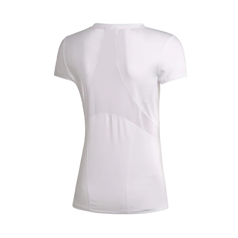 (Распродажа) Li Ning женские футболки для тренировок с коротким рукавом дышащая