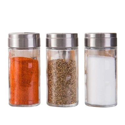 

Houmaid kitchen accessories storage barbecue glass storage jars,bbq spice/pepper/chili/sugar/salt/seasoning bottles 200ml