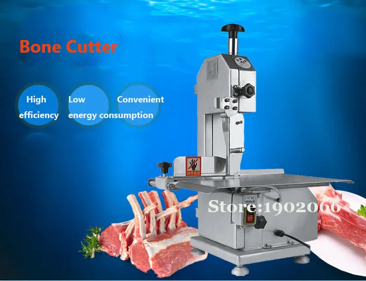 Электрический Нож для мяса полностью автоматический резак для кости пилы кости распиловка машина из нержавеющей стали машина для резки кости