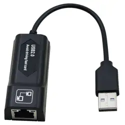 USB к RJ45 проводной LAN компьютерная сетевая карта адаптера Ethernet конвертер 100 Мбит/с 3C15