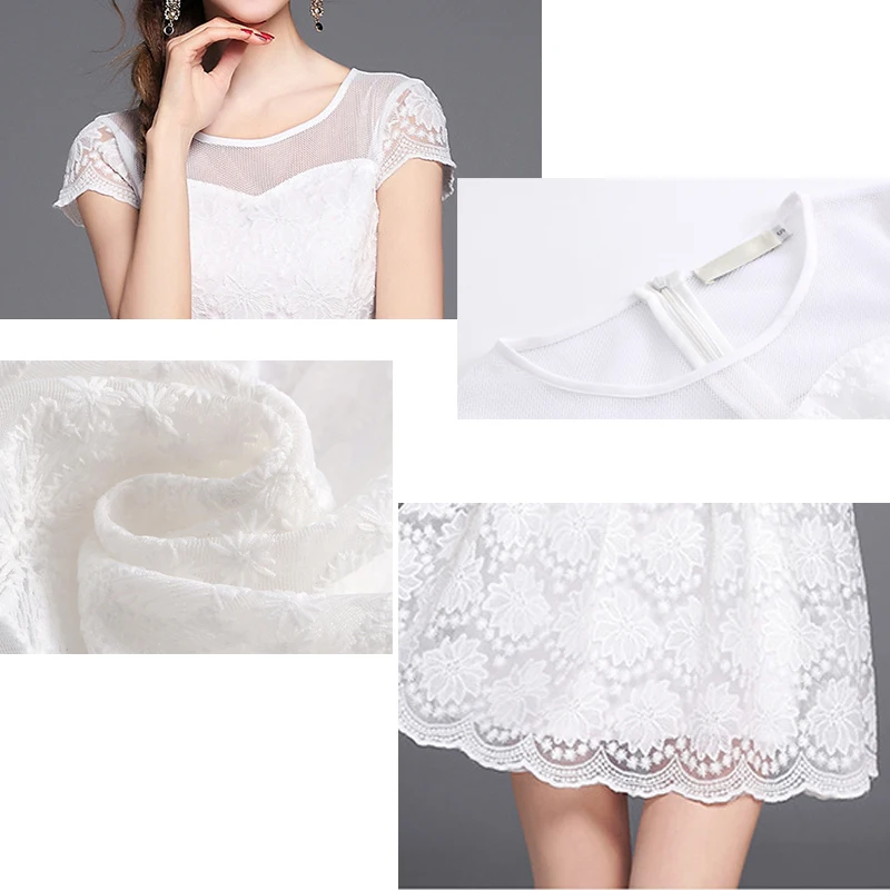white short frock for ladies